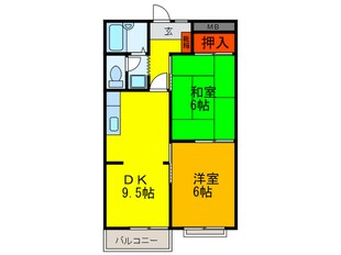 コ－ポラスＫＯＥＩの物件間取画像